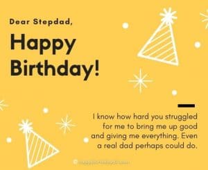 birthday messages for stepdad