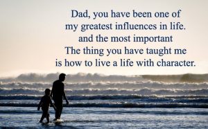 long emotional message for father from son