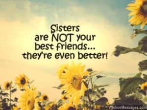 long emotional message for sister