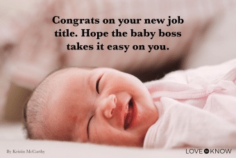 new baby messages funny