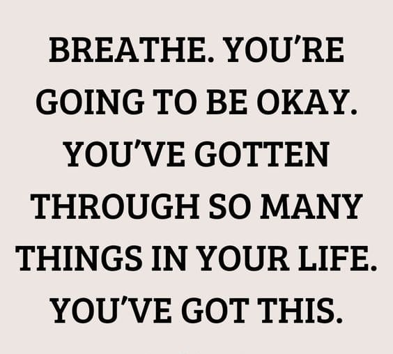 what to say to someone stressed