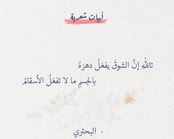 أبيات شعرية مشهورة