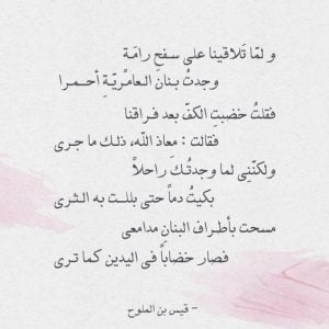 أشعار قيس بن الملوح