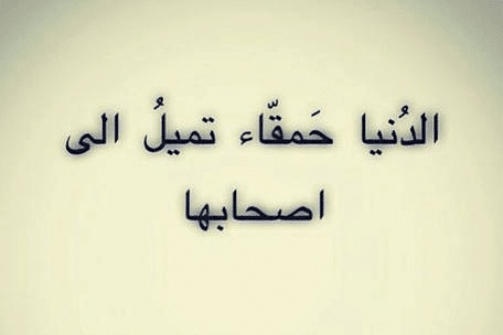 أمثال شعبية عن الدنيا