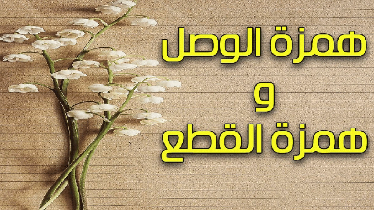 صورة أوراق عمل همزة الوصل والقطع تمارين