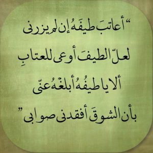 ابيات شعر ذات معنى عميق