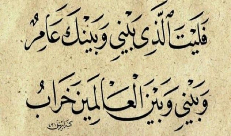 ابيات شعر ذهب