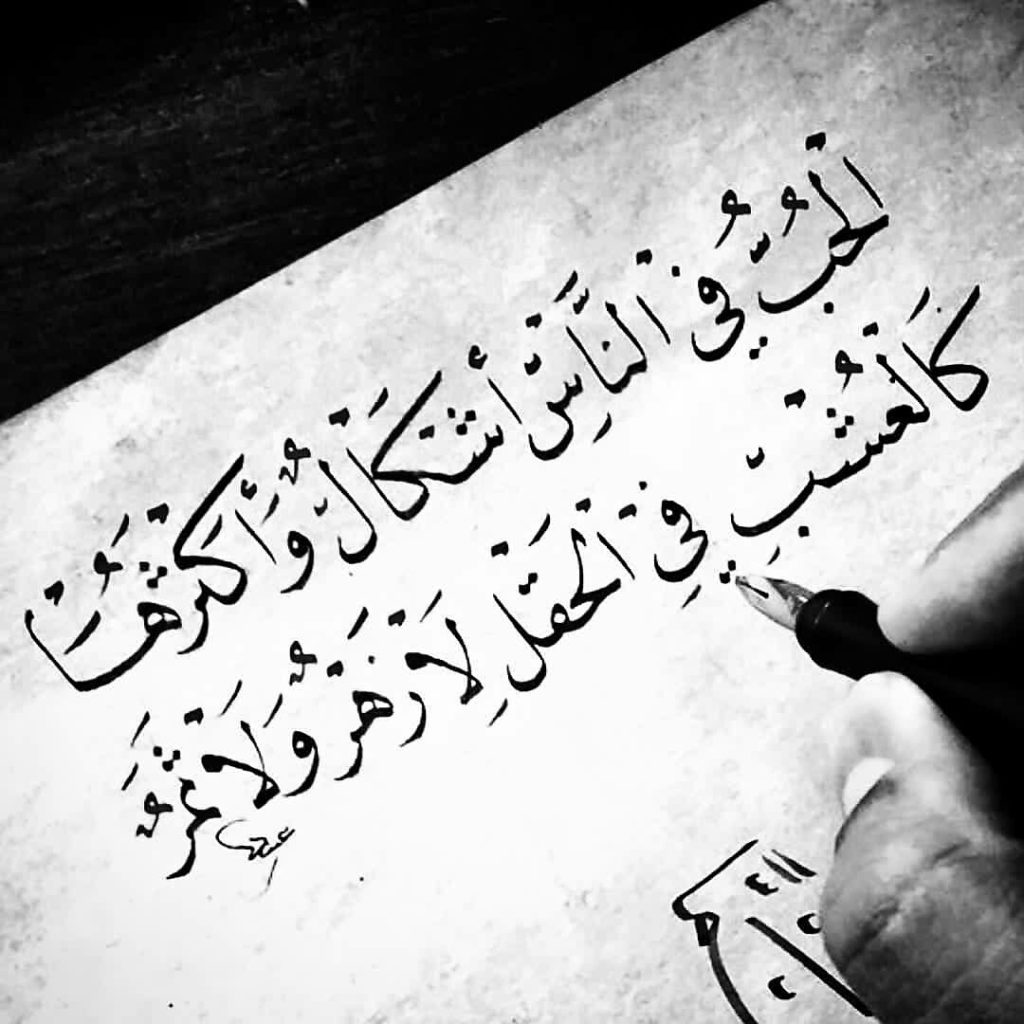 ابيات شعر عن الحب قصيرة