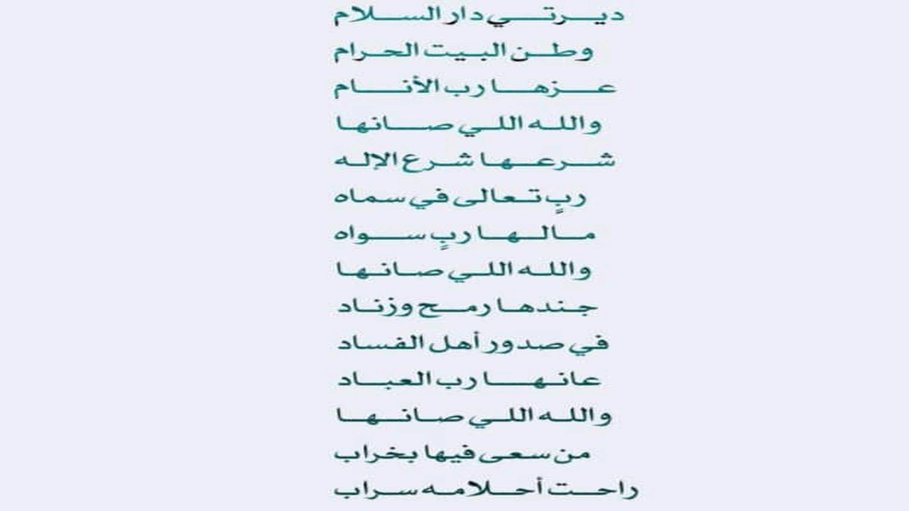 صورة ابيات شعر عن ديرتي