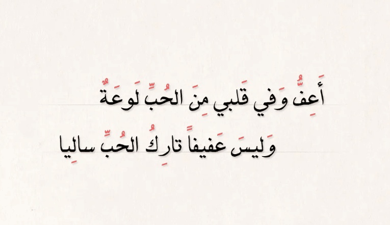 ابيات شعر عن لوعة الحب