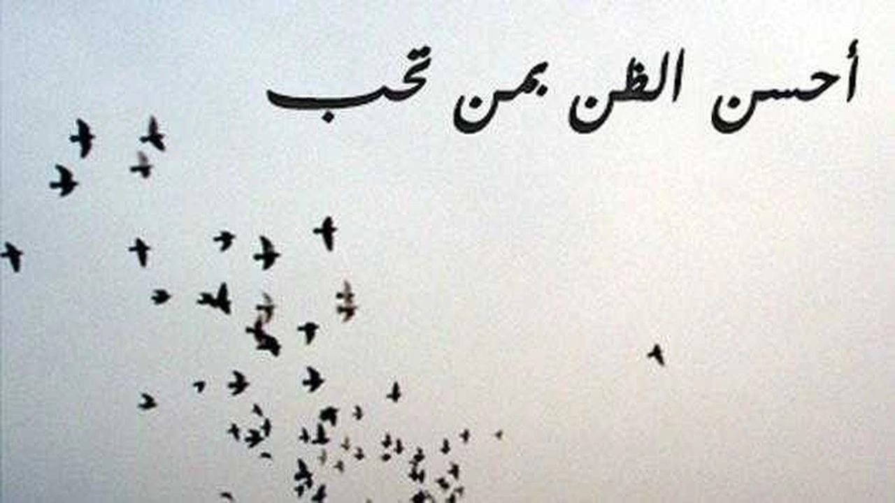 صورة ابيات شعر في سوء الظن