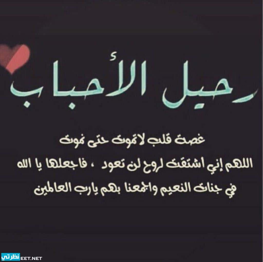 ابيات شعر في فقد عزيز