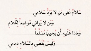 ابيات شعرية تبدا بحرف السين