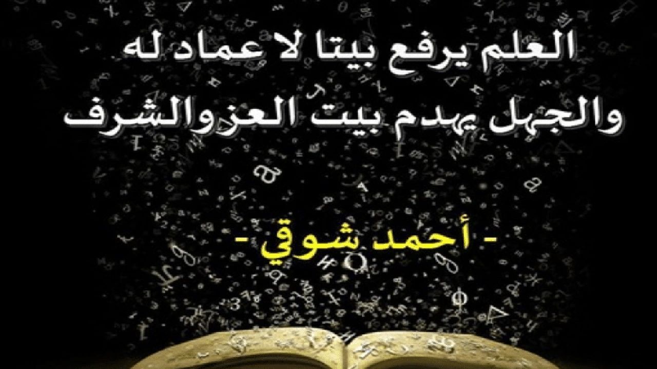 صورة ابيات شعرية عن العلم