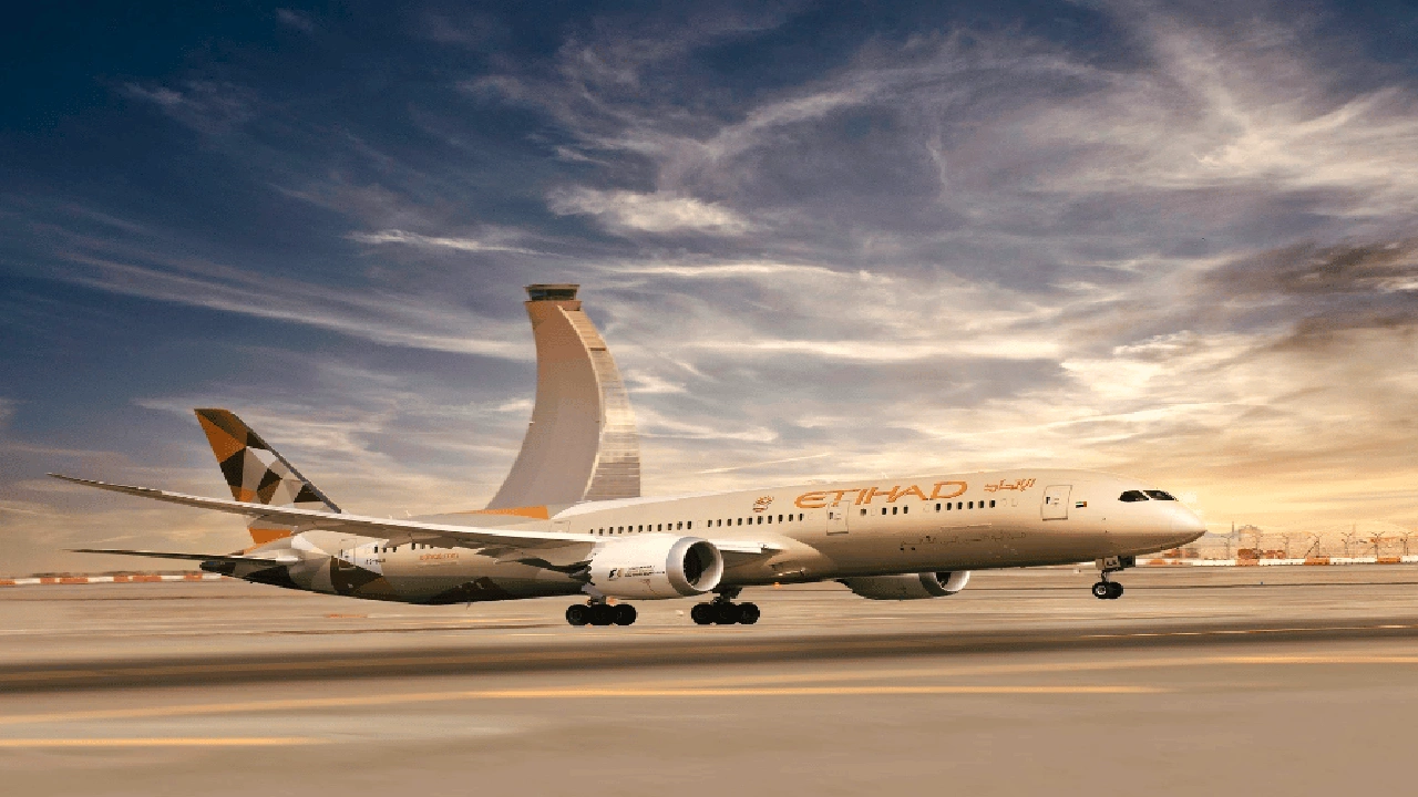 صورة ارقام طيران الاتحاد في الامارات