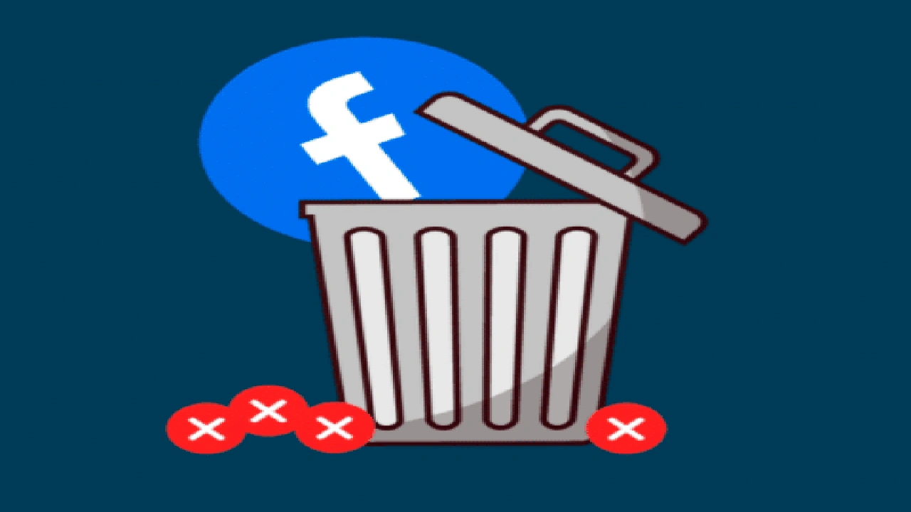 صورة ازالة حساب فيس بوك نهائي