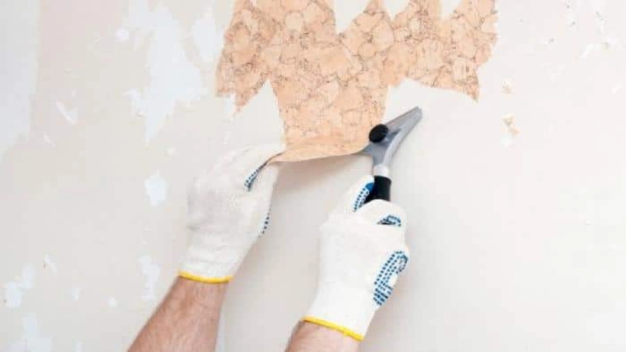 صورة ازالة ورق الجدران