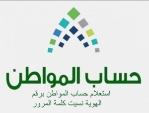 استعلام حساب المواطن برقم الهوية نسيت كلمة المرور