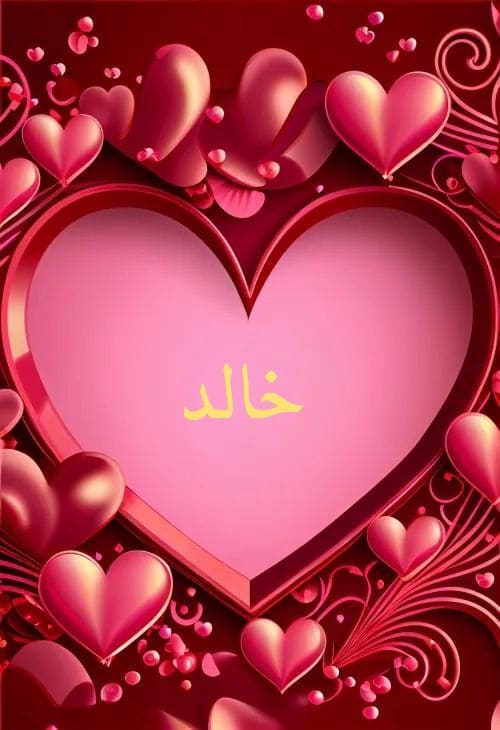 اسم خالد في قلب
