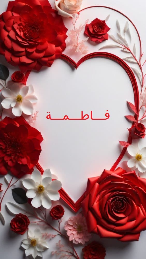 اسم فاطمة في قلب