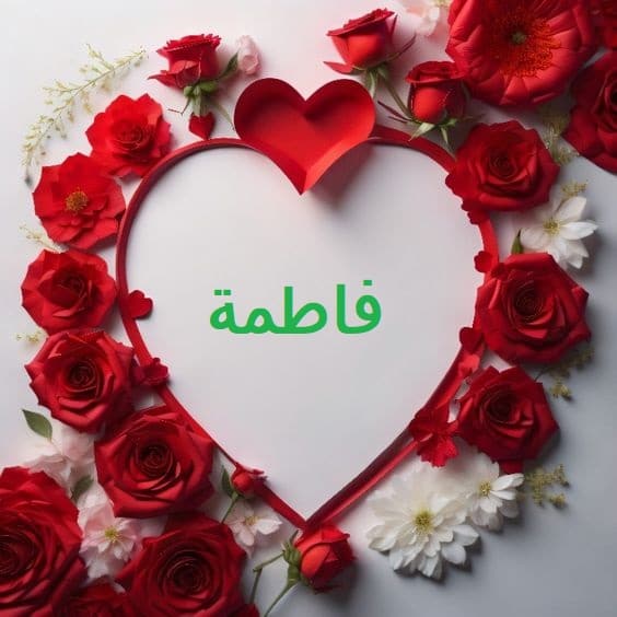 اسم فاطمة في قلب