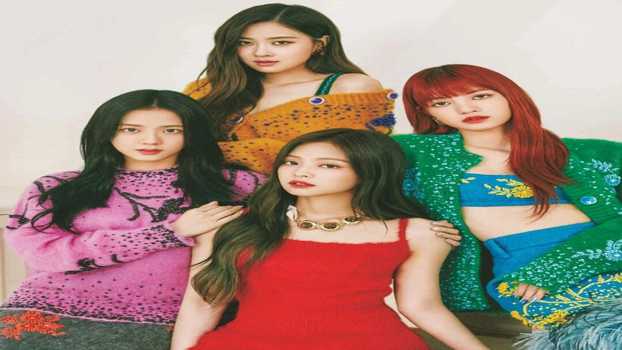 صورة اسماء فرقة بلاك بينك بالكوري