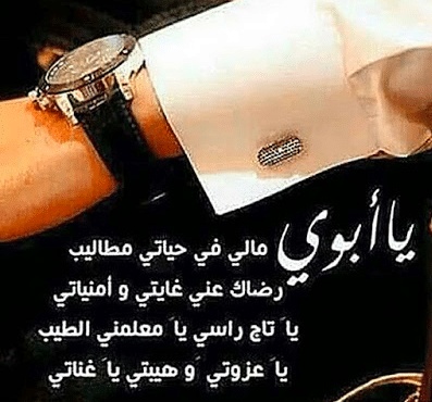 اشعار عن الاب