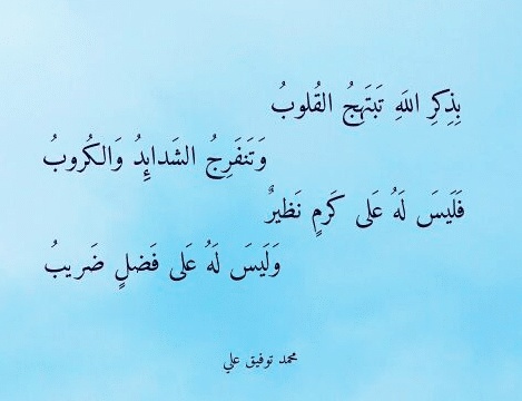 اشعار عن الذكر