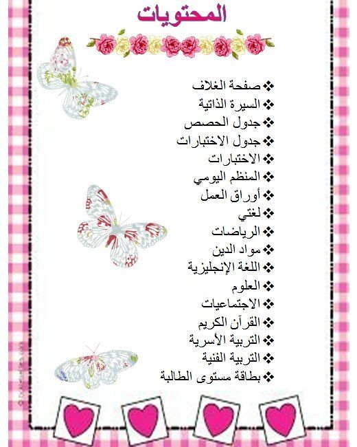 افكار لملف الانجاز بالصور