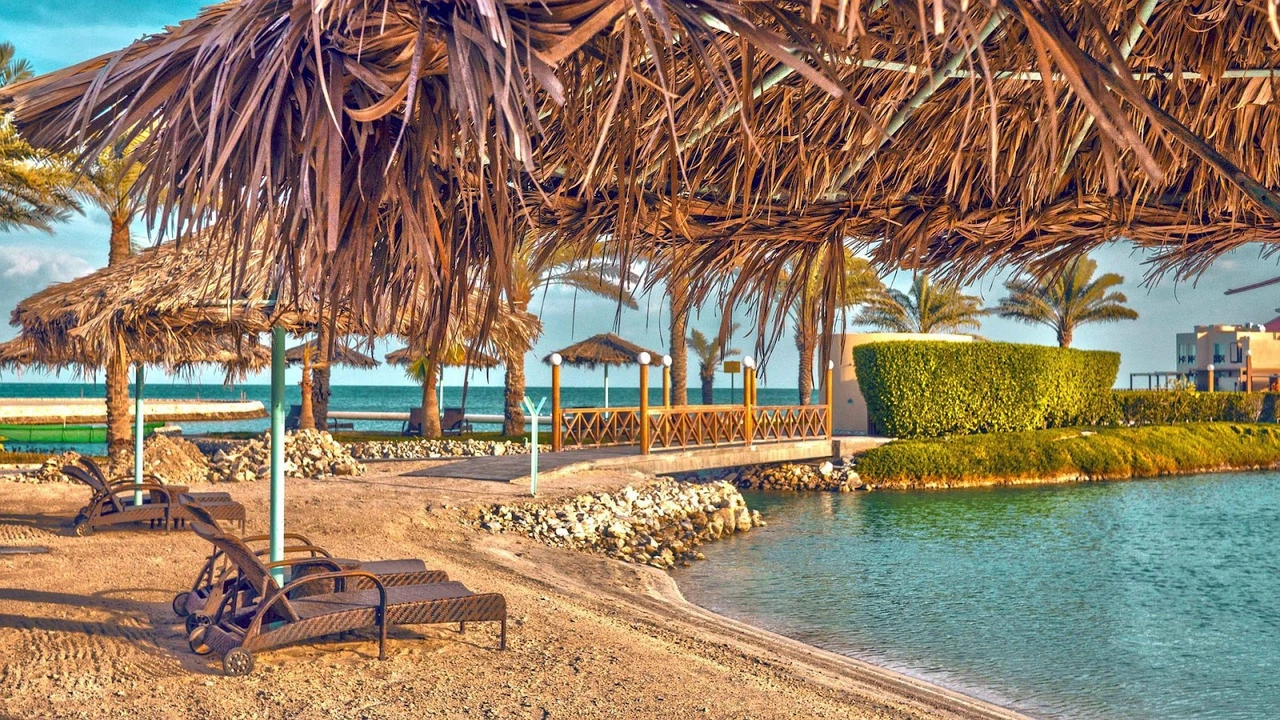 صورة اقتراح عمل مدينة تحت الماء حول جزر حوار في البحرين 