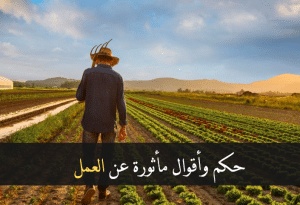 اقوال وحكم عن العمل