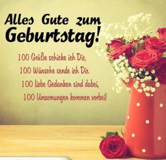 الرد على alles gute zum geburtstag