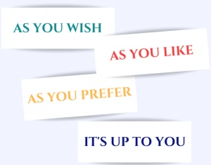 الرد على as you like