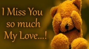 الرد على i miss you so much