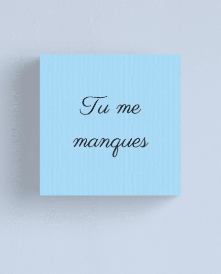 الرد على tu me manque