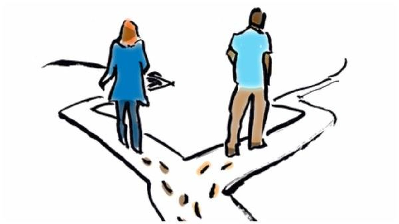 صورة الفرق بين الطلاق الاتفاقي والشقاق