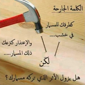 الكلمات الجارحة