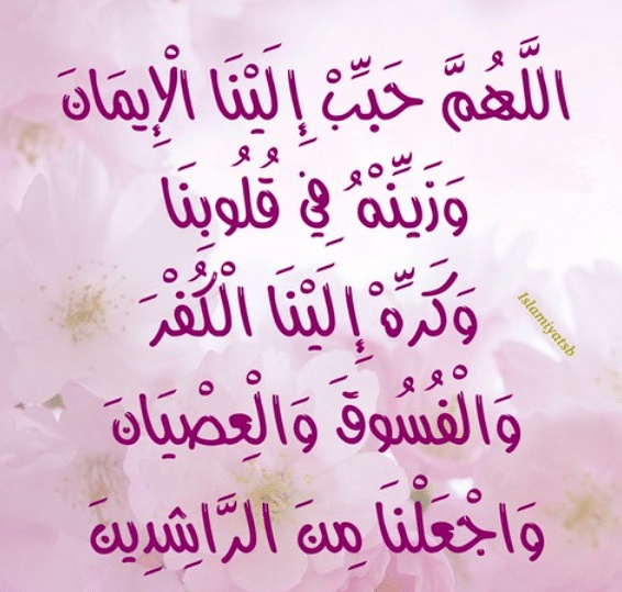 اللهم حبب الينا الايمان