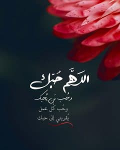 اللهم حبك وحب من يحبك