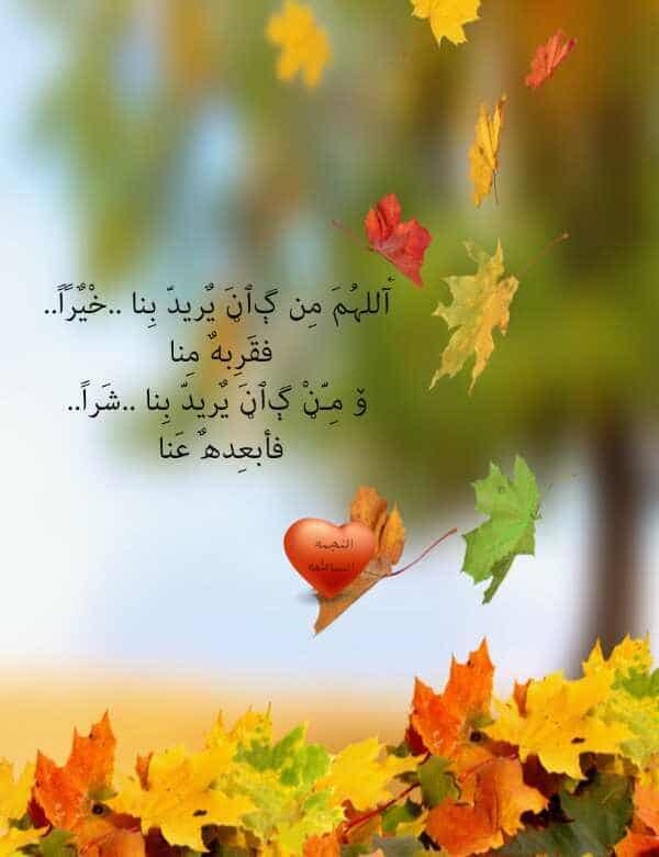 اللهم دلني على من اراد بي خيرا