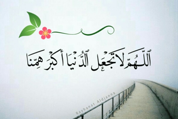 اللهم لا تجعل الدنيا أكبر همنا