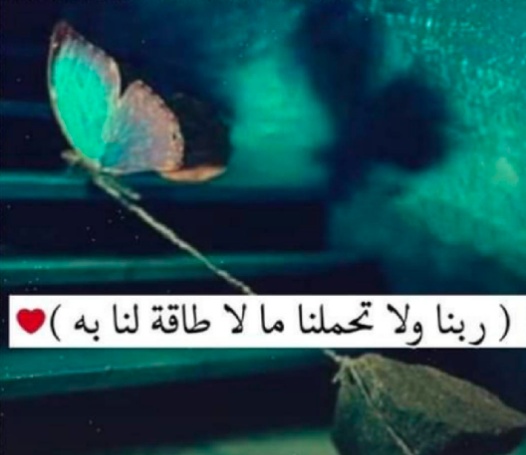 اللهم لا تحملنا ما لا طاقة لنا به