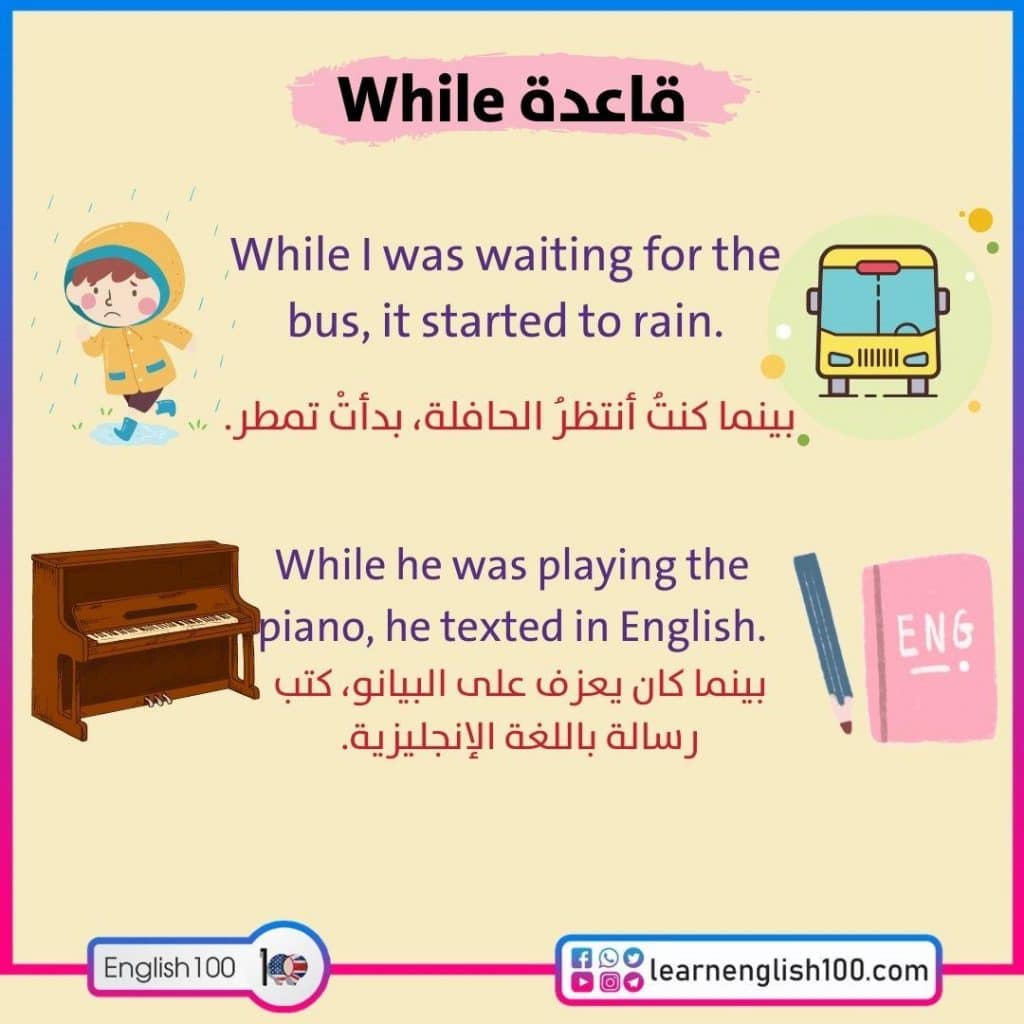 امثلة على قاعدة while