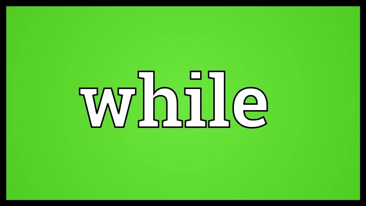 صورة امثلة على قاعدة while