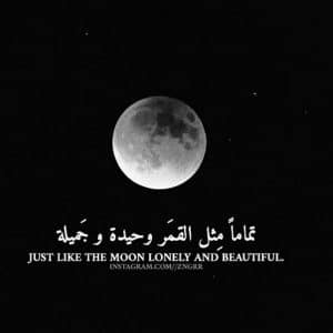 انتي قمر بالانجليزي