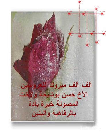 بالرفاه والبنين ام بالرفاء والبنين