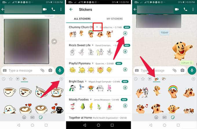 برنامج عمل ملصقات متحركة