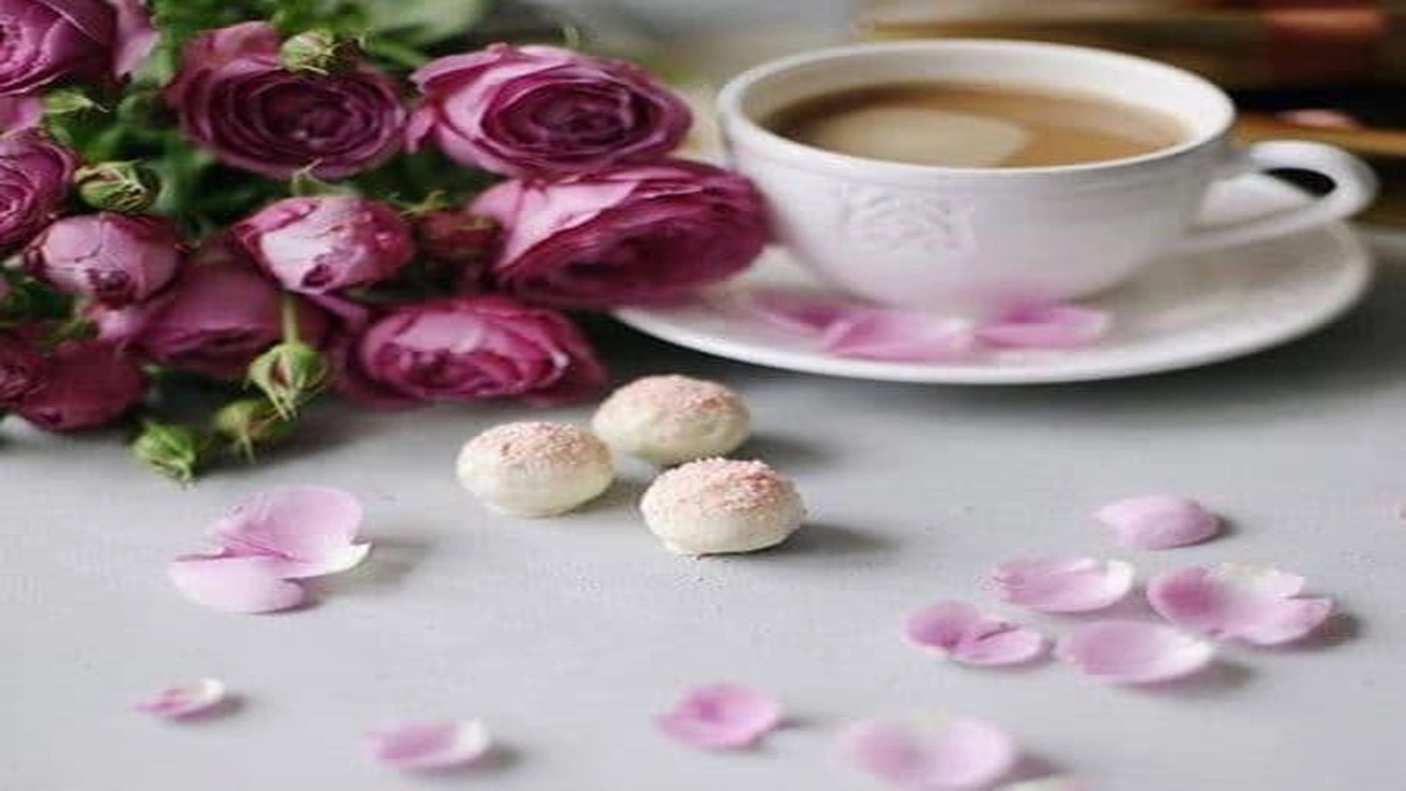 صورة بوستات صباح الخير بالورد