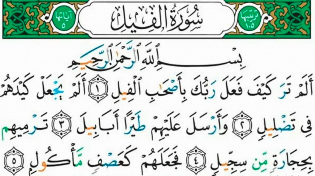 تجربتي مع سورة الفيل