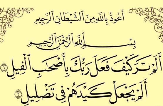 تجربتي مع سورة الفيل